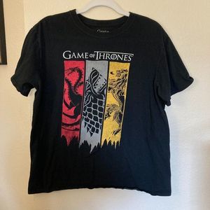 Game  of Thrones T Shirt Short Sleeve unisex 100% Cotton Size L
